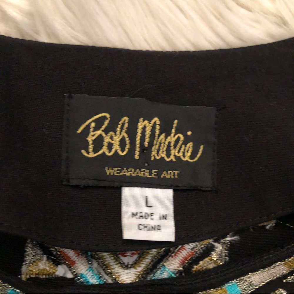 Vintage Bob Mackie Wearable Art Embroidered Dream Catcher Women Jacket, size L - Picture 3 of 12